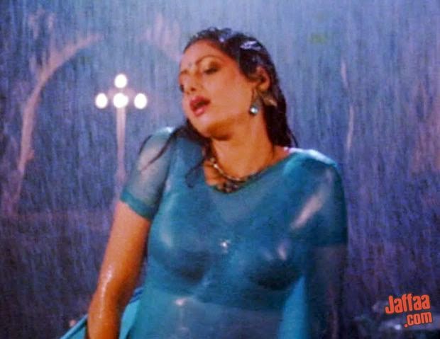 Image result for sridevi blue wet saree