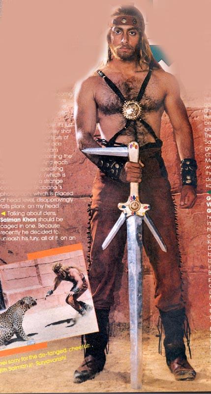 Shirtless Bollywood Men: Salman Khan